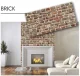 Dekoratyvinė sienų plokštė BRICK 500x1000 mm, storis 3 mm