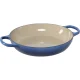 Žemas troškintuvas Le Creuset Gourmet Casserole Shallow, 30 cm, Azure