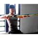 TRIZAND Exercise Resistance Bands with Handles Set of 5 Elastic Fitness Rubber Bands