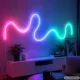 Lanksčioji RGBic neoninė LED juosta 5m USB su Bluetooth programėle ir pulteliu