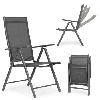 Sulankstomos sodo kėdės Multigarden 144338, 2 vnt., pilkos