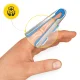 4Fizjo MED Finger Stabilizer / Splint, Silver, Size L