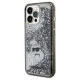 Karl Lagerfeld dėklas iPhone 13 / 13 Pro Liquid Glitter Choupette, skaidrus