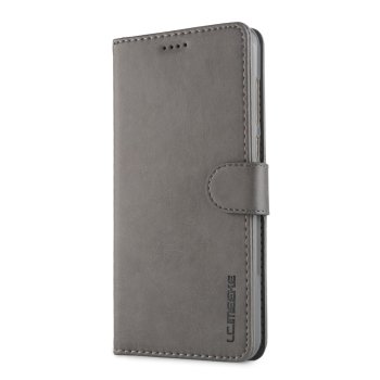Huawei Mate 10 Pro 2017 (BLA-L09, L29) LC.IMEEKE PU Leather Wallet Case Cover, Grey