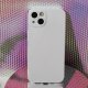 Baltas matinis silikoninis dėklas Samsung Galaxy A54 (SM-A546) telefonui