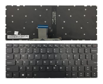 Extra Digital Lenovo Ideapad 710S-13IKB / 710S-13ISK klaviatūra su apšvietimu, juoda