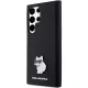 Karl Lagerfeld Silicone Choupette dėklas Samsung Galaxy S23 Ultra, juodas