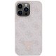 Guess dėklas iPhone 13 Pro su Crossbody dirželiu, rožinis