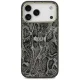 Guess Python Pattern MagSafe dėklas telefonui iPhone 17 Pro Max, juodas