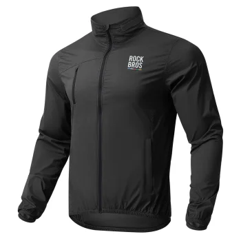 Rockbros TLWT002 ROAD TO SKY Lightweight Cycling Windbreaker, S - Black
