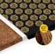 4FIZJO ECO akupresūros kilimėlis su pagalve XL, juodas / auksinis