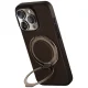 Uniq Keva Air Magclick GripFit dėklas, skirtas iPhone 16 Pro, rudas