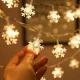 LED snaigių girlianda, 20 LED, 3m, šiltai balta