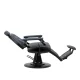 Barber Chair Gabbiano Francesco Graphite with Black Base