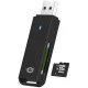 Conceptronic BIAN02B USB 3.0 SD ir microSD kortelių skaitytuvas, juodas