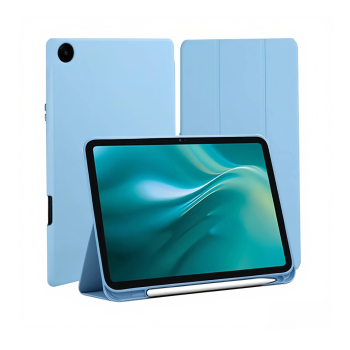 Etteri atverčiamasis dėklas Samsung Galaxy Tab A9+ / A11+ 11", šviesiai mėlynas