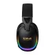 Belaidės žaidimų ausinės ONIKUMA GT805, Bluetooth / 2.4 GHz, RGB, juodos