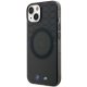 BMW dėklas Pattern MagSafe skirtas iPhone 14, pilkas