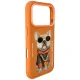 Nimmy Glasses Cool Dog dėklas iPhone 17 Pro Max, oranžinis