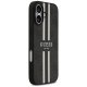 Guess 4G Printed Stripes MagSafe dėklas iPhone 17, juodas