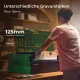 xTool S1 paaukštinimo pagrindas lazerinio graviravimo staklėms, juodas