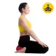 4Fizjo ZAFU Crescent Yoga and Meditation Cushion, Red