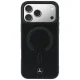 Mercedes Leather 3D MagSafe Case for iPhone 17 Pro, Black