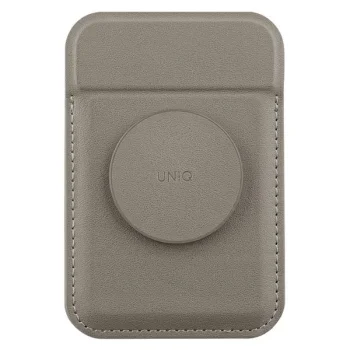 Uniq Flixa Magnetic Card Wallet with Stand Gray/Flint Gray MagSafe