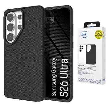 Dėklas 3mk Fortis MagCase skirtas Samsung Galaxy S26 Ultra, juodas