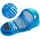 Pėdų plovimo šepetys dušui su pemza, Mėlynas
