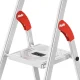 Kopėčios Hailo L51 StandardLine, 4 pakopų, iki 150 kg, sidabrinės