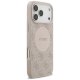 Guess 4G Circle Classic Logo MagSafe dėklas iPhone 17 Pro Max, rožinis