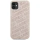 Karl Lagerfeld dėklas iPhone 11 / XR telefonui, Quilted K Pattern, rožinis