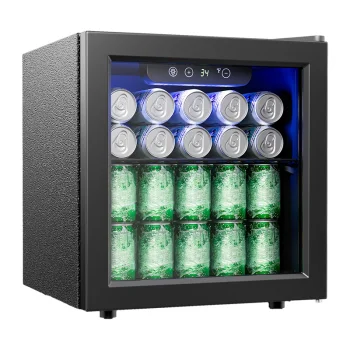 Euhomy BR001-55BL gėrimų šaldytuvas, 37L, juodas
