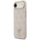 Guess 4G Strass Logo & Big Strap MagSafe dėklas, skirtas iPhone Air, rožinis