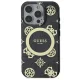 Guess dėklas iPhone 16 Pro Max telefonui IML Peony On 4G MagSafe, juodas