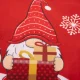 Ruhhy 22484 Christmas Table Runner with Gnomes, 150x40 cm, Red