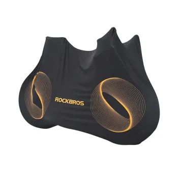 Rockbros D97 elastingas dviračio uždangalas 24"-29" ir 700C dviračiams, juodas