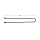 Metaliniai plaukų smeigtukai E-63 4,9 cm juodi (150 vnt.)
