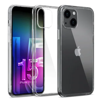 Apsauginis skaidrus dėklas 3Mk Clear Case, skirtas Apple iPhone 15