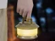 Rechargeable Camping LED Lamp with 20m String Light, Warm Light