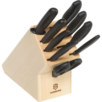 Victorinox Classic 9 dalių peilių komplektas su bloku