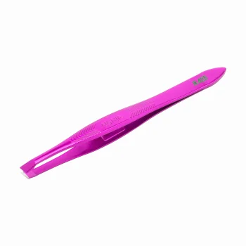 Nghia N-425 įstrižas antakių pincetas, violetinis