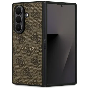 Guess Samsung Galaxy Z Fold7 dėklas 4G Classic MagSafe, rudas