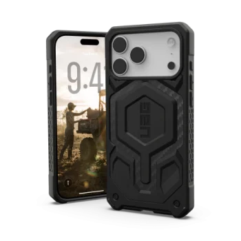 UAG Monarch Pro MagSafe Phone Case Cover iPhone 17 Pro Max - Black and Gray