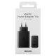 Samsung Trio 65W tinklo įkroviklis (2x USB-C, 1x USB-A), juodas