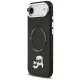 Karl Lagerfeld dėklas iPhone 17 Air Karl & Choupette Pins MagSafe, juodas