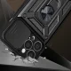 Hybrid Armor Camshield Case for Vivo Y16 / Y02s, Black