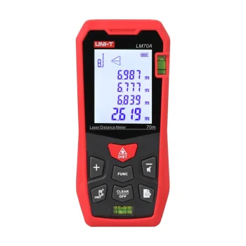 Lazerinis atstumų matuoklis UNI-T LM70A, iki 70 m