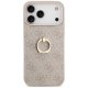 Guess 4G Ring Stand dėklas iPhone 17 Pro Max telefonui, rožinis